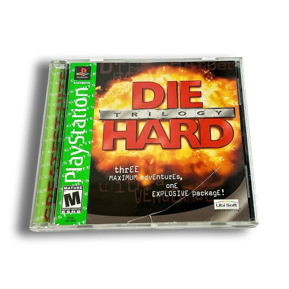 Die Hard Trilogy PlayStation 1 PS1 Greatest Hits Complete CIB Tested